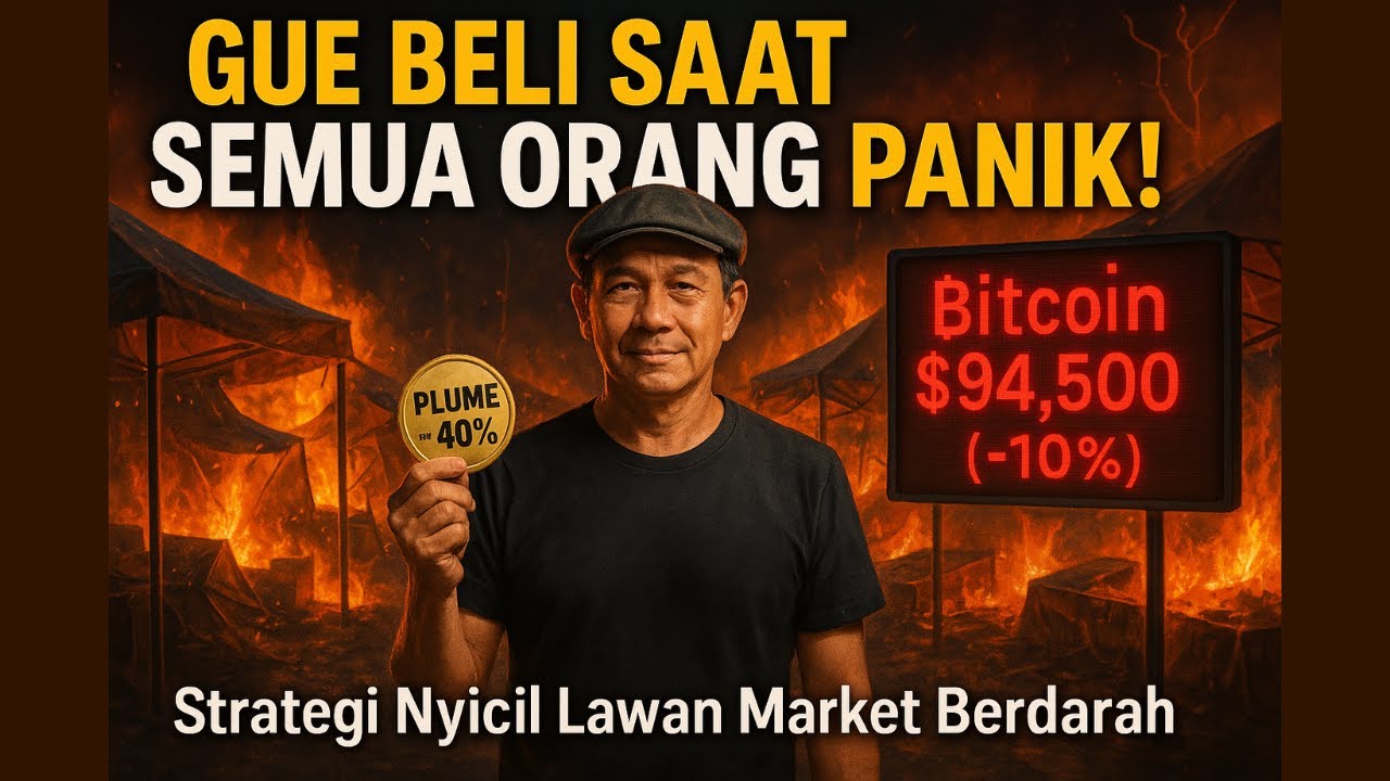 H-309 PLUME Jeblok 40%, Bitcoin ke $94.500 &mdash; Tapi Gue Masih Tenang Bro!