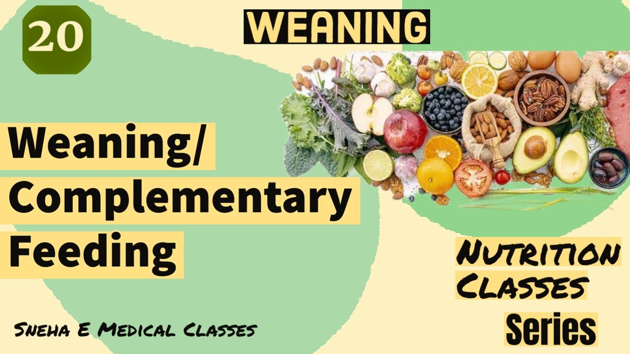 Weaning/ Complementary Feeding in Hindi !! Nutrition !!