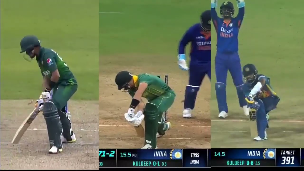 KULDEEP YADAV MAGIC BALLS.. CLEAN BOWLED 🔥🔥🏏🔥