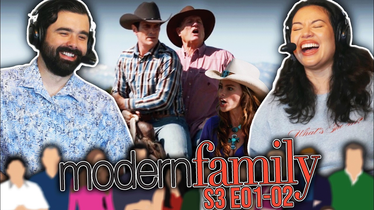 We Watched MODERN FAMILY SEASON 3 EPISODE 1 AND 2 For the FIRST TIME! DUDE RANCH