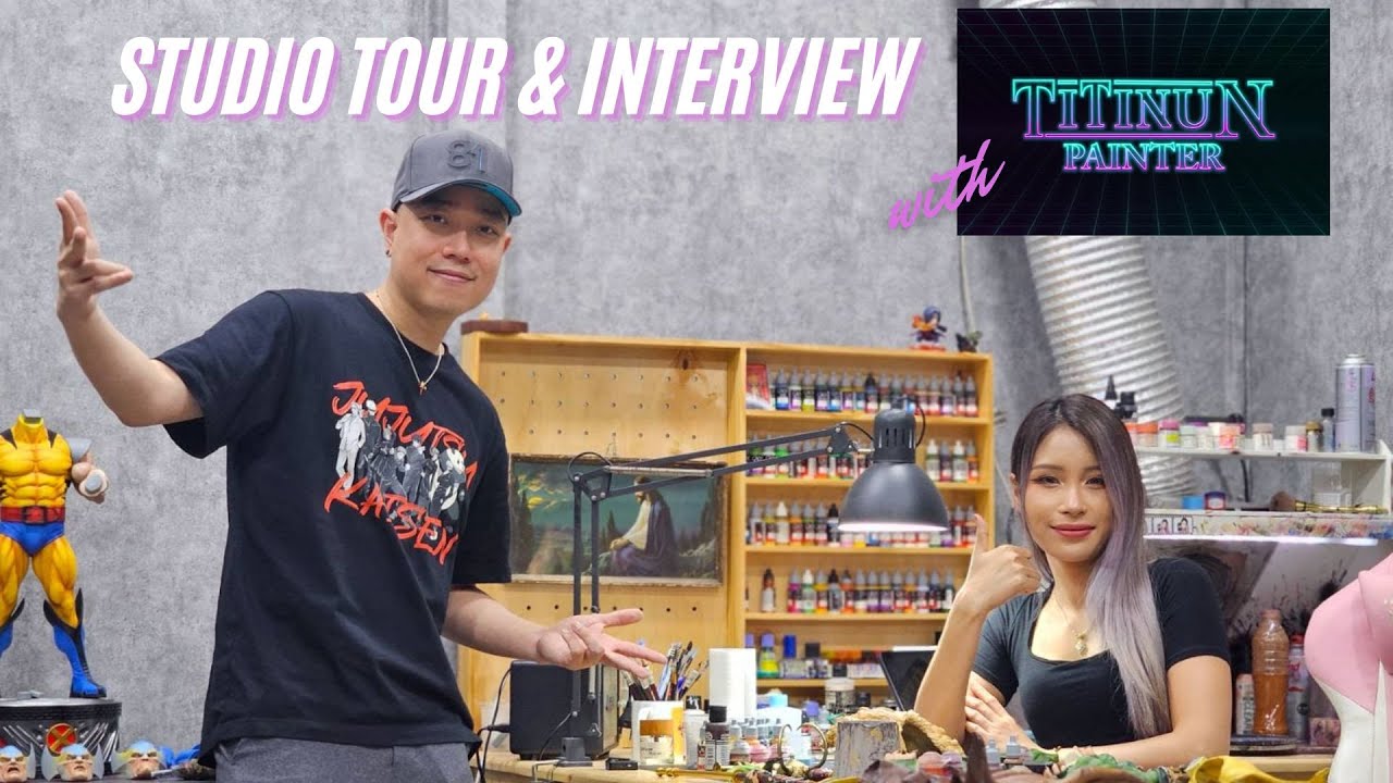 Studio Tour & Interview with Titinun Painter