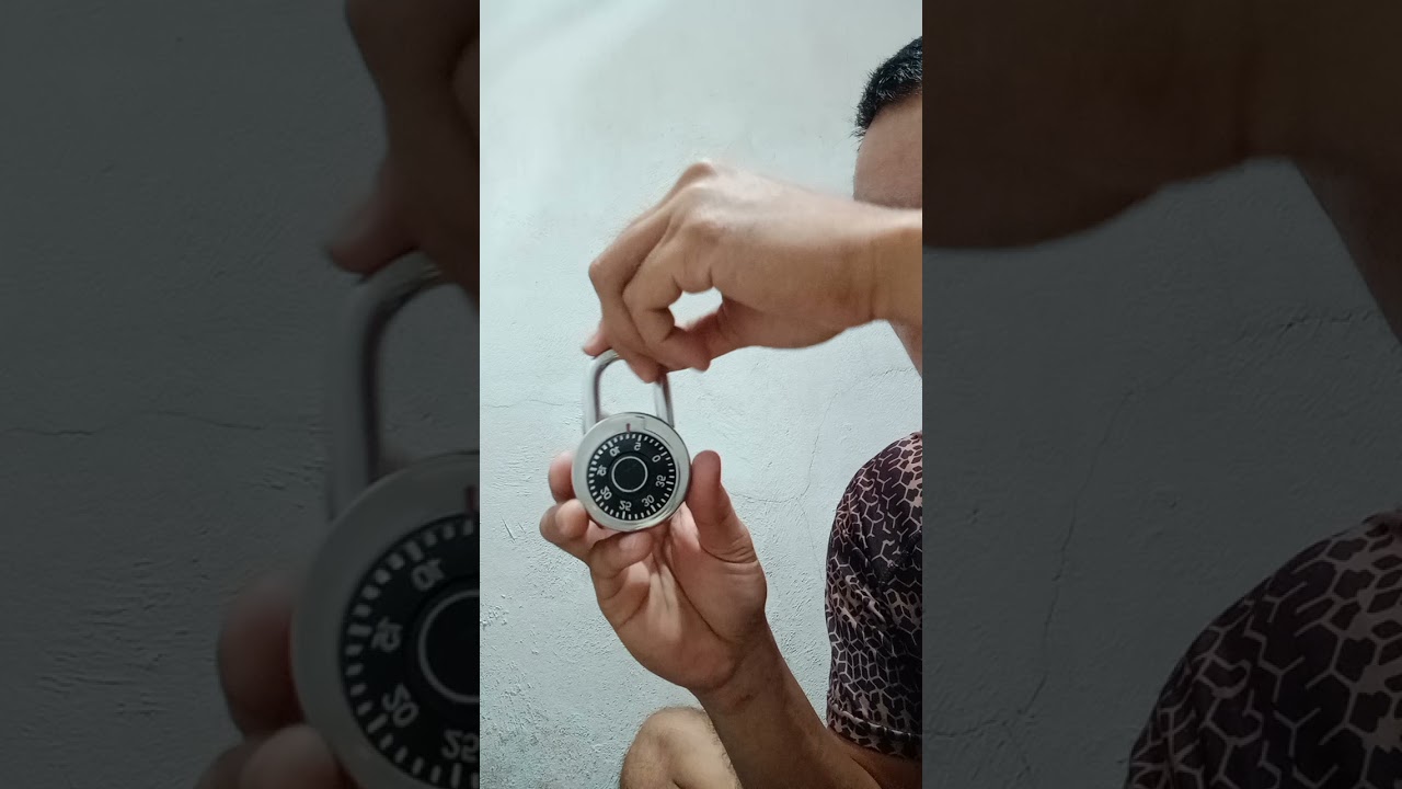combination lock easy way to set up (tagalog)