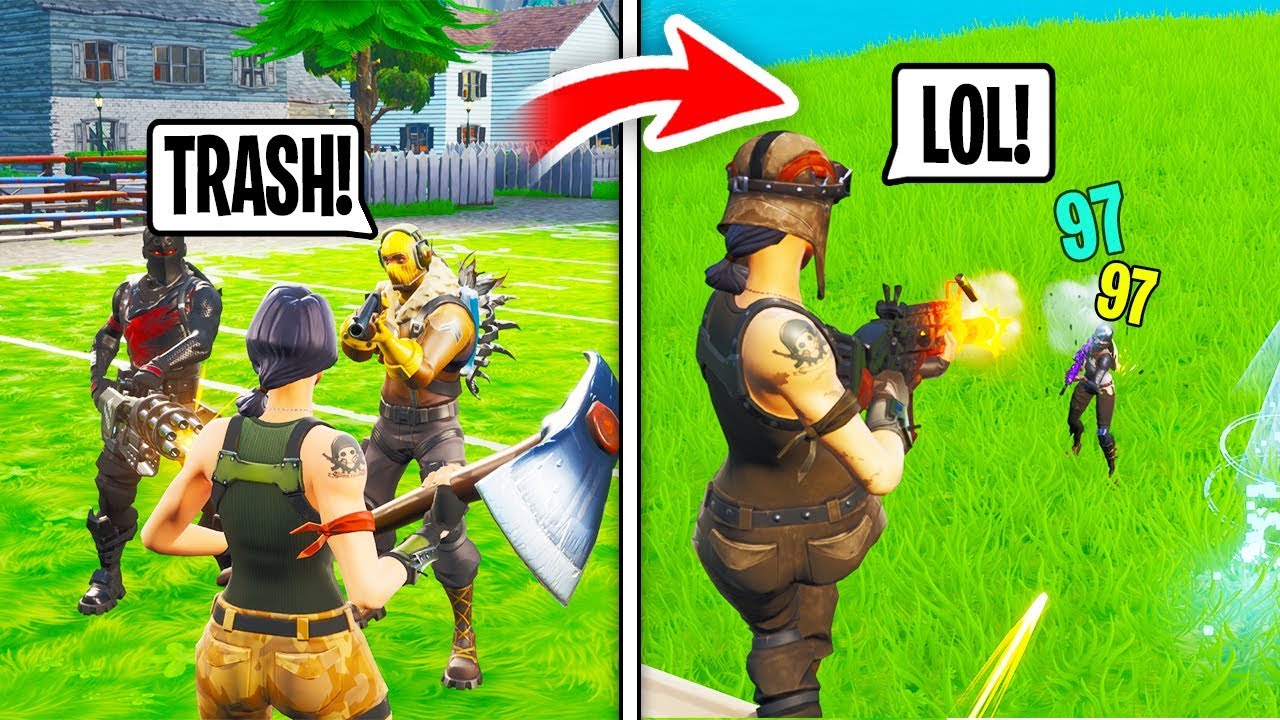 I Got Bullied For Being a Default, Then Showed My Renegade Raider and DESTROYED (Fortnite)