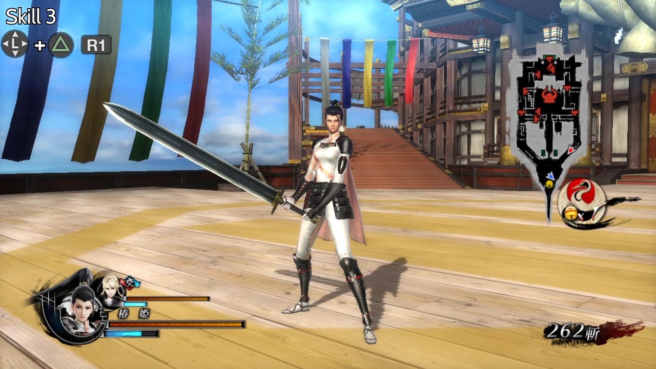 BASARA 4 : Sumeragi | Ii Naotora moveset showcase【戦国BASARA4皇】