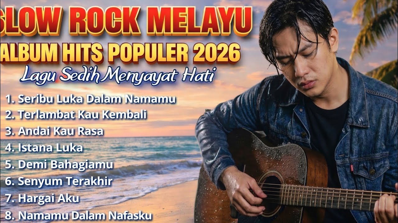 Slow Rock Melayu Terbaru 2026 🔥 Full Album Lagu Sedih Menyayat Hati | Lagu Galau Nostalgia Terbaik