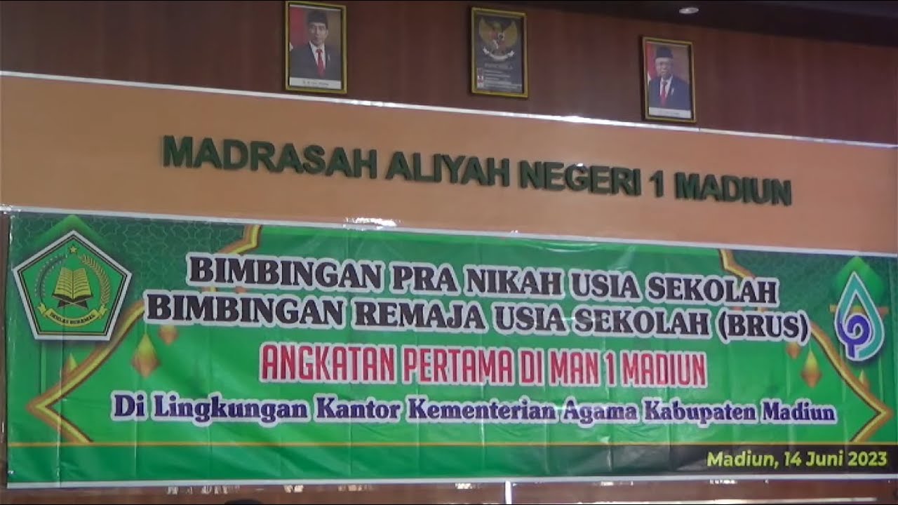 Bimbingan Pra Nikah Usia Sekolah Bimbingan Remaja Usia Sekolah Angkatan Pertama Di Man 1 Madiun