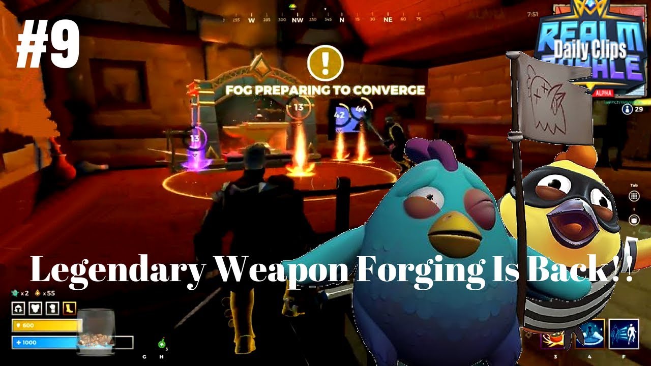 Realm Royale Daily Clips #9 - Legendary Weapon Forging Is Back!! The Game Is Moving Forward!!