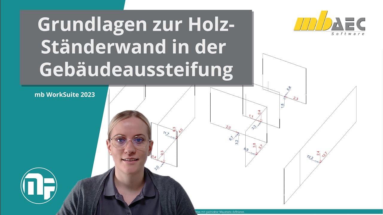 mbinar #23-01 - MicroFe: Grundlagen zur Holz-Ständerwand in der Gebäudeaussteifung (Level C)