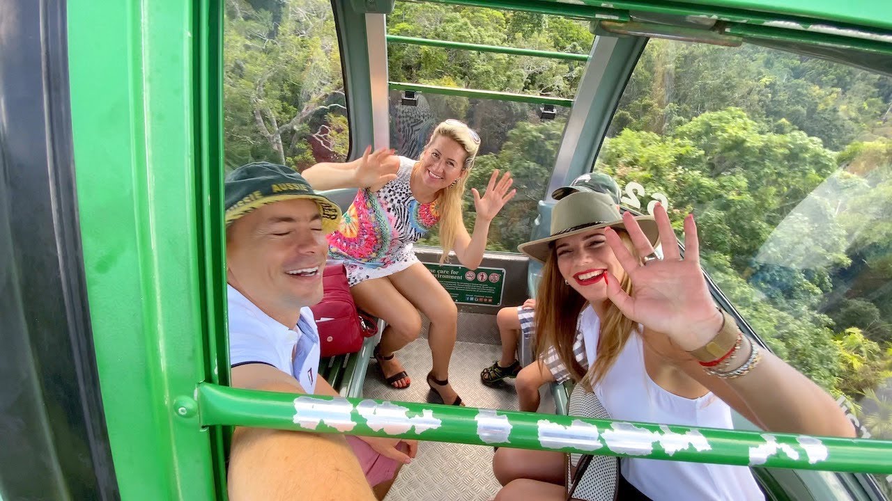Skyrail Rainforest Cableway Cairns Australia, lanovka v Austrálii