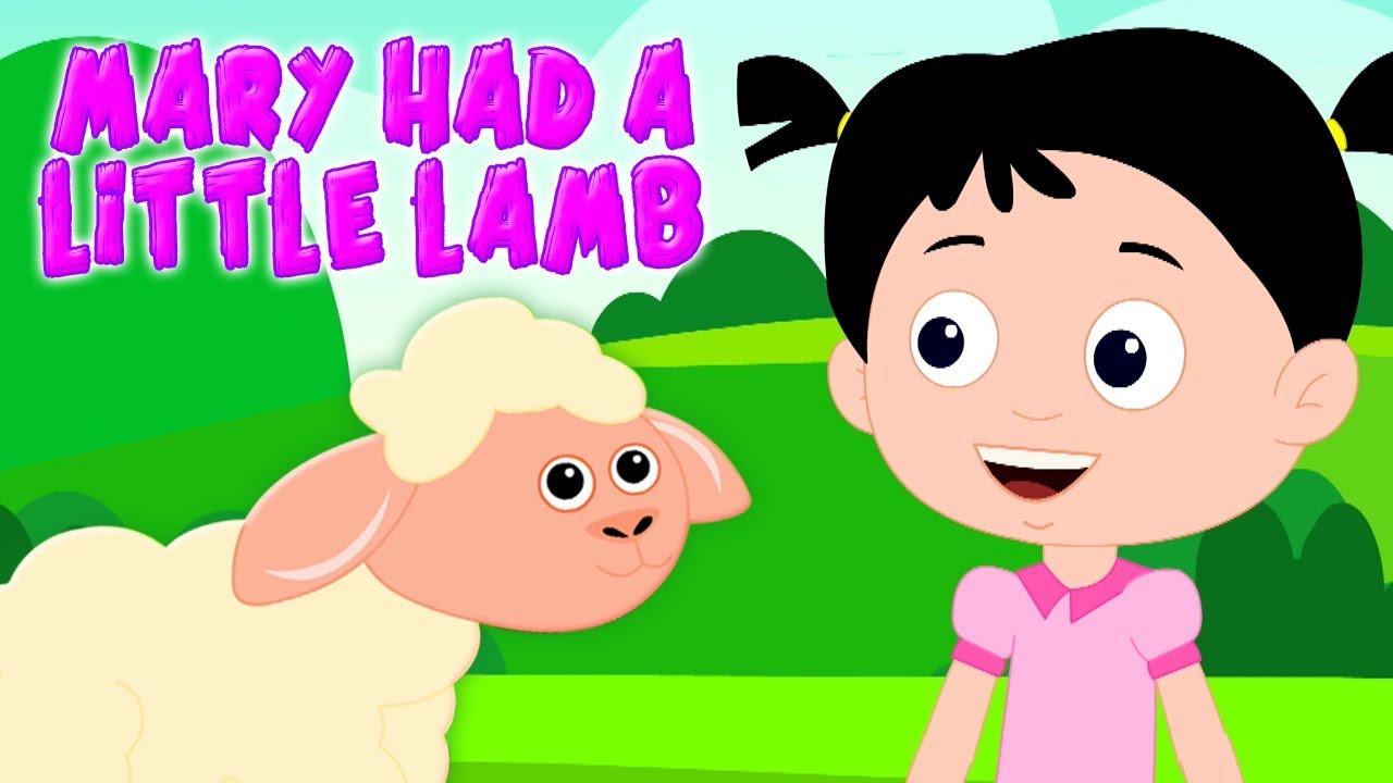 Mary Teve Um Cordeirinho | Rimas De Crianças | Mary Had A Little Lamb