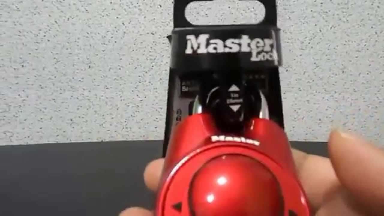 Cómo abrir y restaurar Master Lock 1500ID.mov  Master Lock Speed-Dial-1500iD-Instructions
