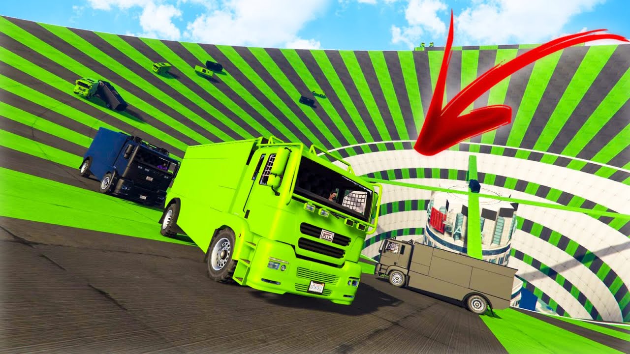 SI CAES PIERDES! CON CAMINOS PELIGROSOS!! - GTA V ONLINE