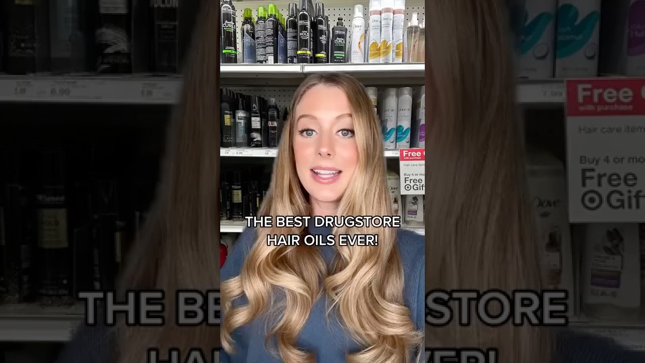 The BEST drugstore hair oils for healthy hair!
