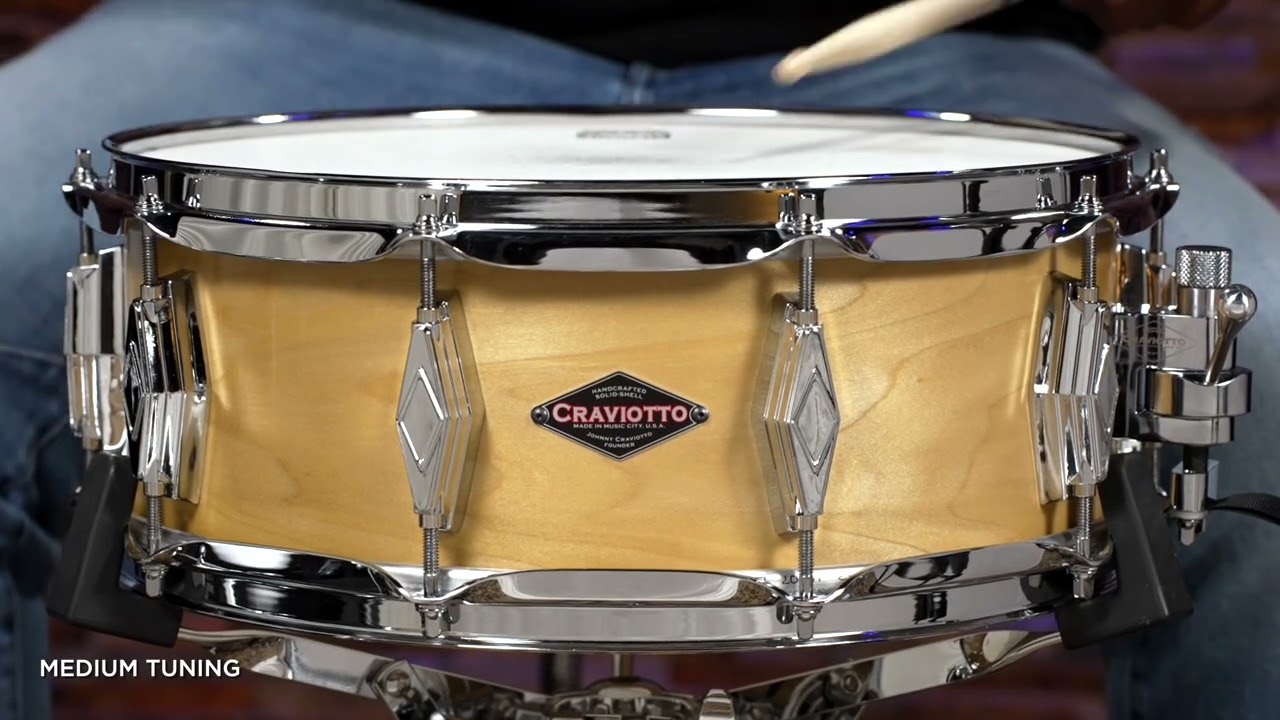 Craviotto 14x5.5 Nashville Classic Series Solid Poplar Snare Drum (CNS55)
