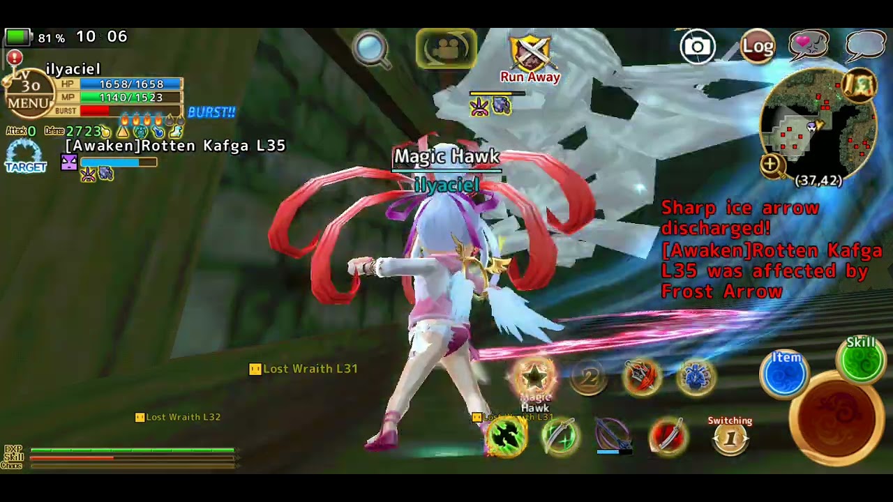 Elemental Knights Online Bandit Rock Kafga Snipe (Ninja)(Magic Build) (Without DX 2x Magic Dmg)