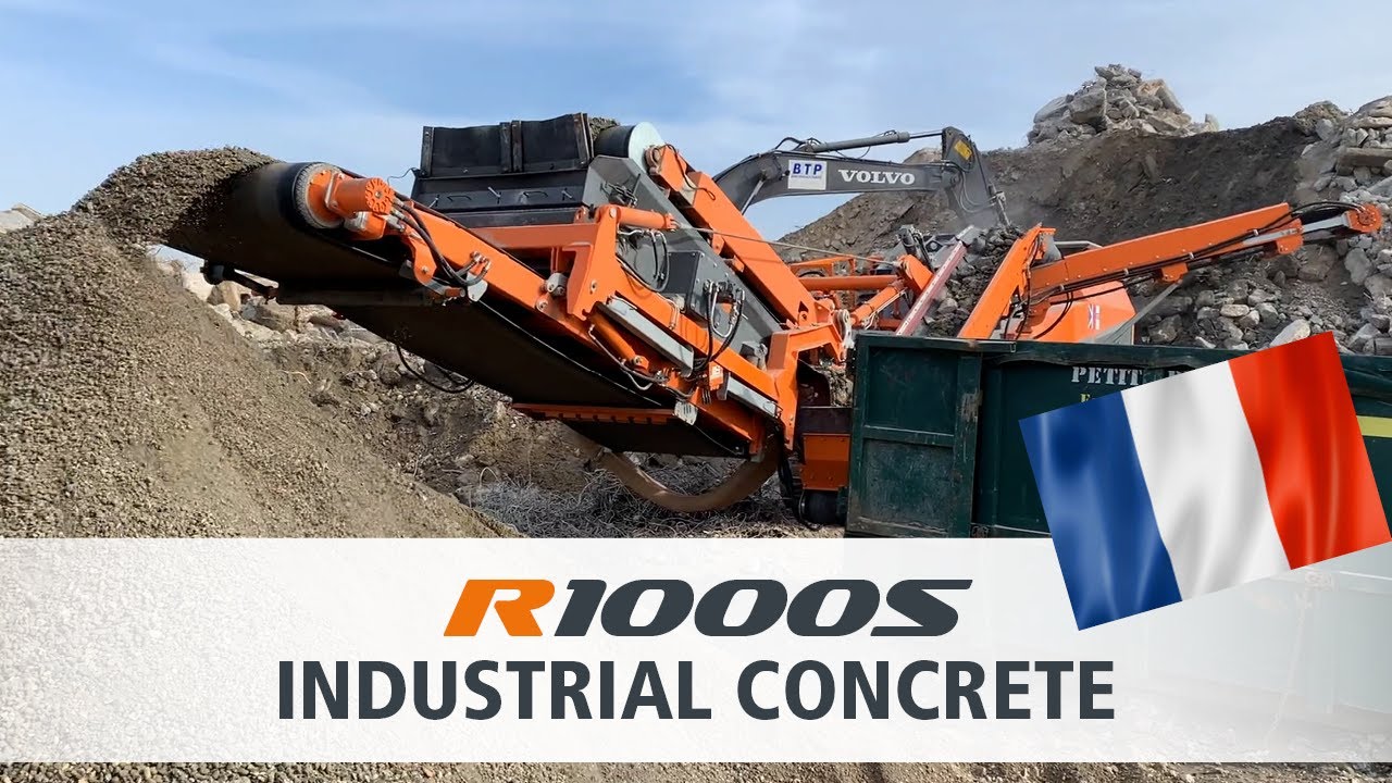 Rockster R1000S Impact Crusher Recycling Industrial Concrete / Mobiler Prallbrecher