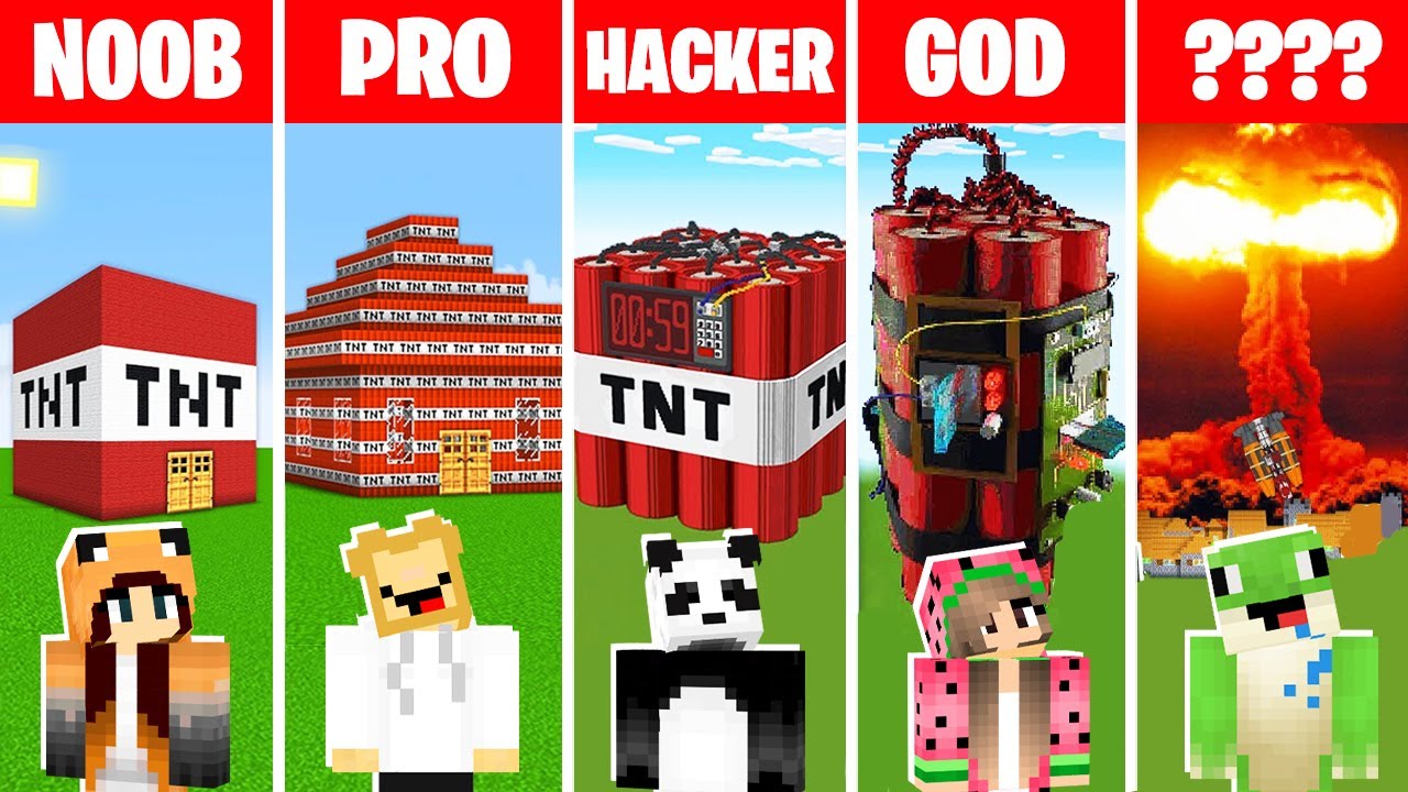 CAŁE KIDOWICE vs POJEDYNEK BUDOWANIA (NOOB vs PRO vs HACKER)