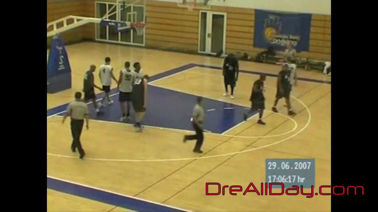 Dre Baldwin: (#43 Blue) Highlights from Court-Side Camp Frankfurt, Germany 2007