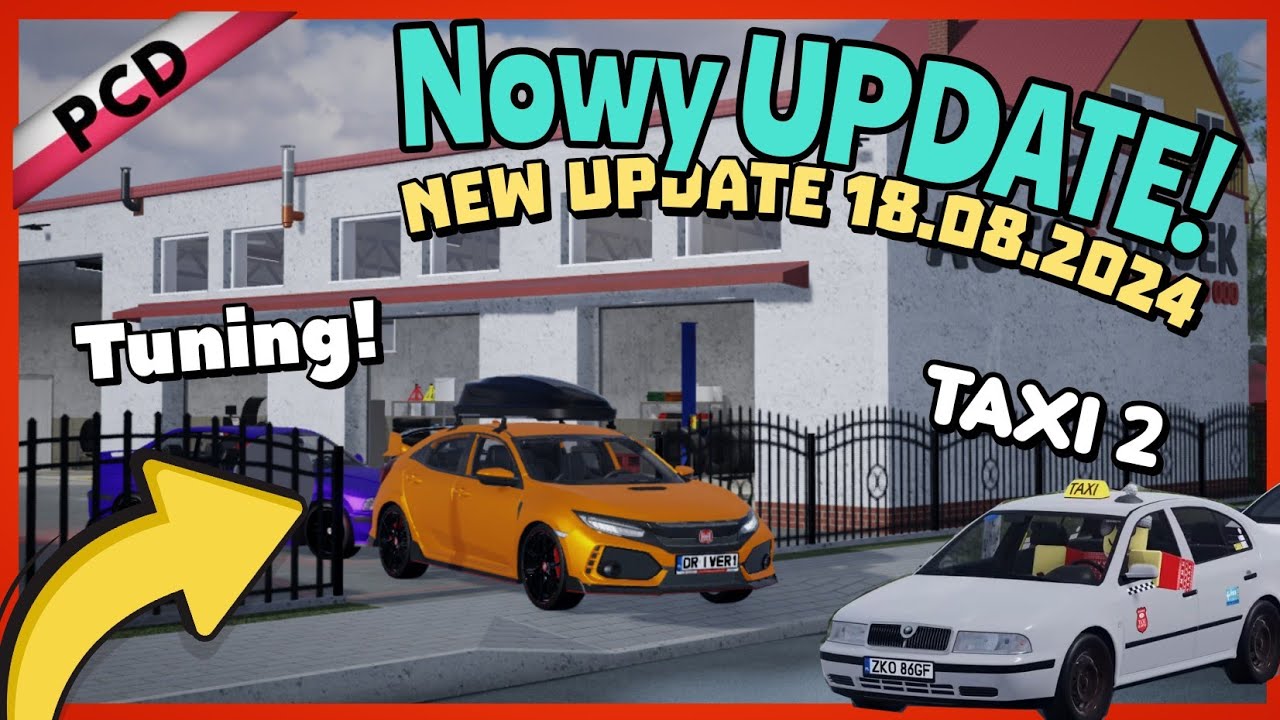 🎨NOWA AKTUALIZACJA V2.0 W PCD - TUNING AUT!, KLASYCZNE TAXI I WIELE WIĘCEJ!