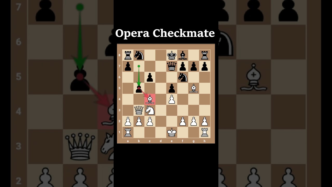 Origin of Opera Checkmate in Chess by Queen Sacrifice