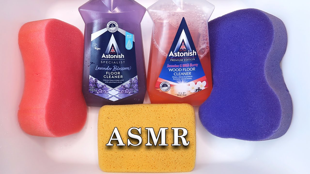 ASMR Astonish Sponge Squeezing 🌺 FLORAL COMBO
