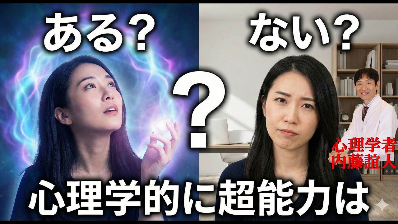 心理学的に超能力はあるのか？　ないのか？