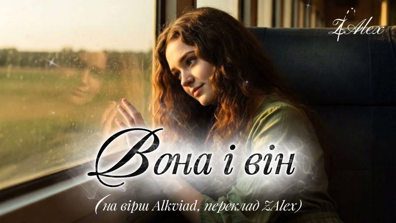 ZAlex. Вона і він (Вона сиділа край вікна...) (на вірш Alkviad, переклад на українську ZAlex)