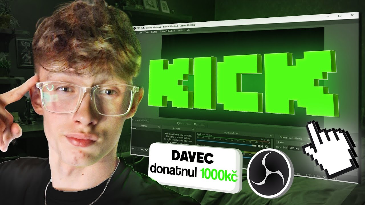 JAK ZAČÍT STREAMOVAT NA KICK + NASTAVENÍ DONATU A ALERTŮ!