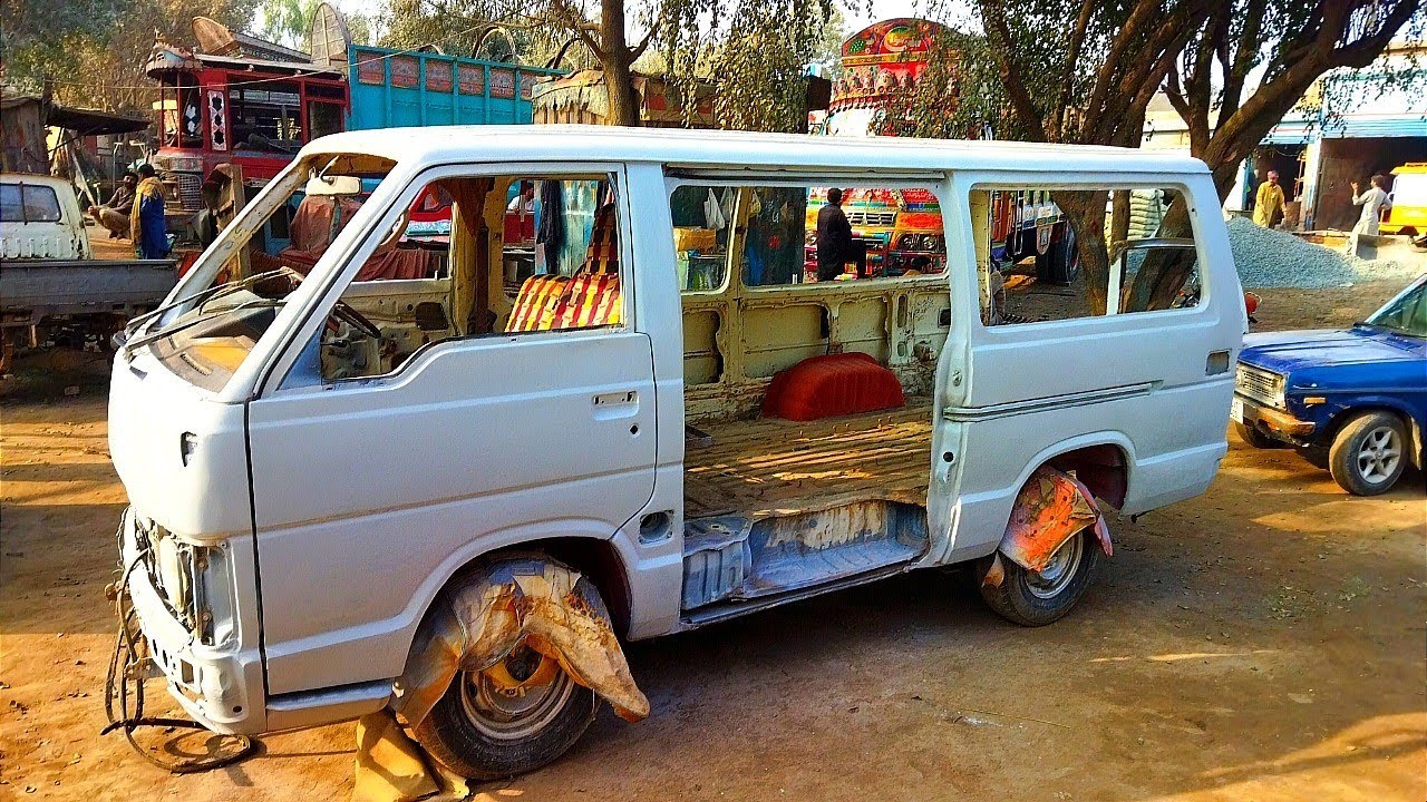 Toyota Hiace Van Complete Body Paint Restoration || Toyota Hiace 12 Seater Passenger Van