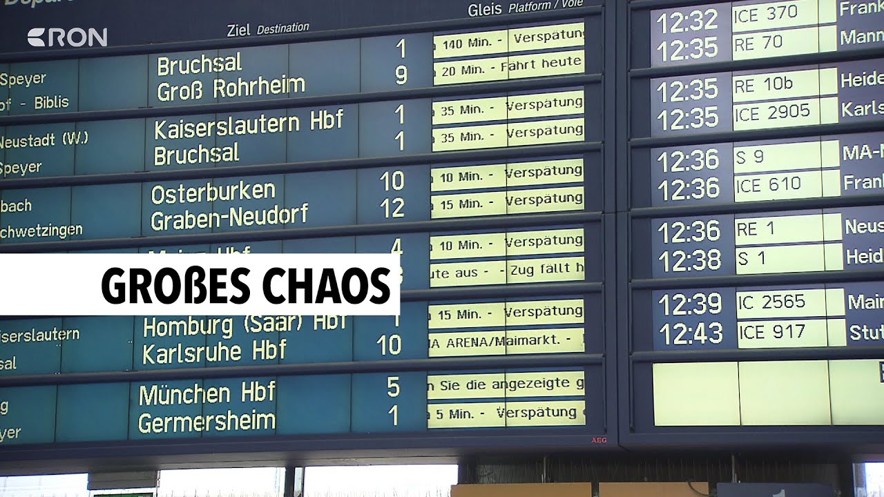 Sperrung am Mannheimer Hauptbahnhof | RON TV
