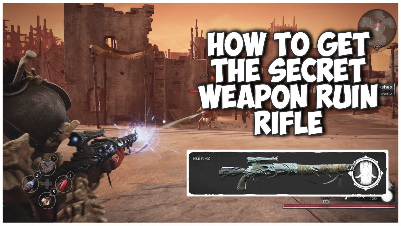 REMNANT FROM THE ASHES - How to get the Secret Ruin Rifle & Tips to Beating the Undying King