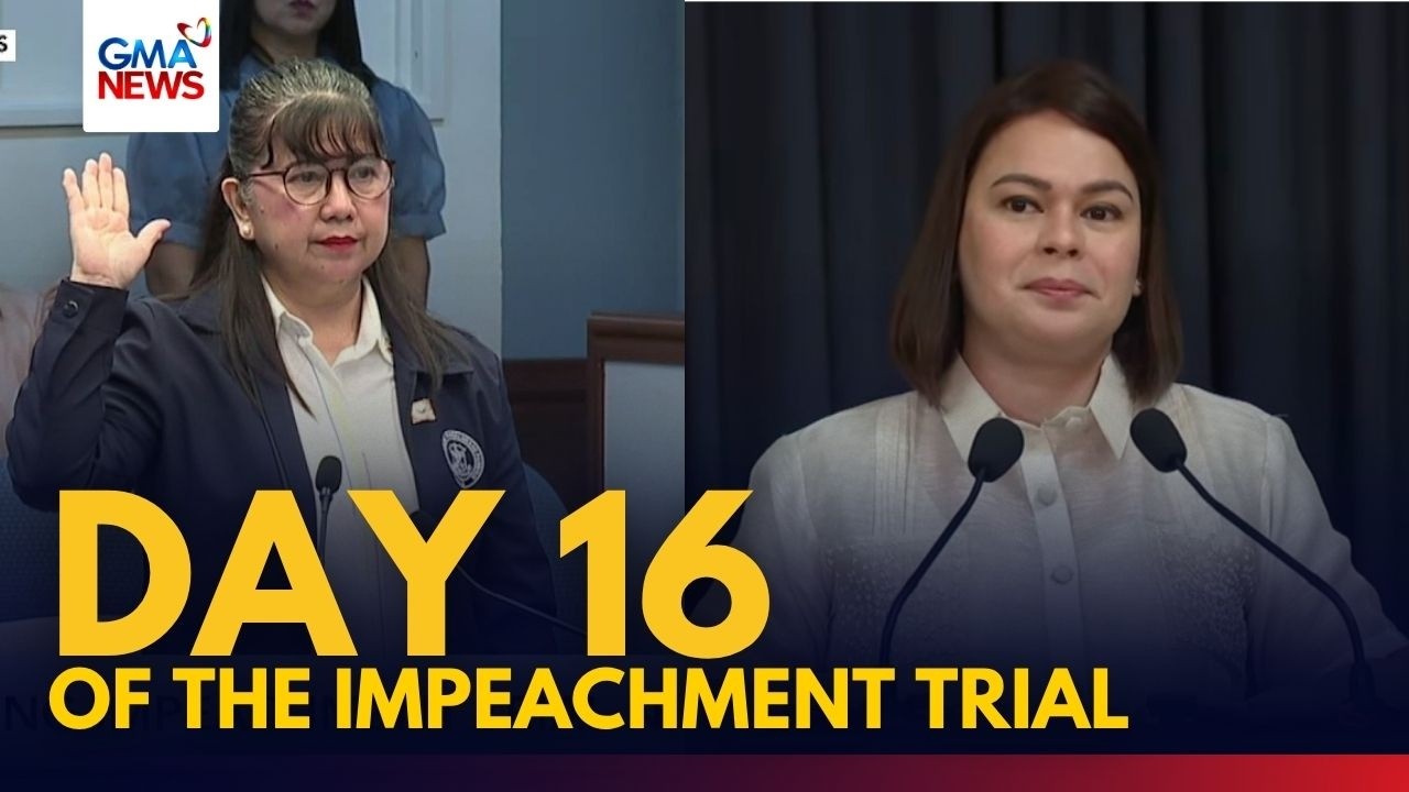 FULL - Day 16 of the VP Sara Duterte impeachment trial (August 17, 2026) | GMA News