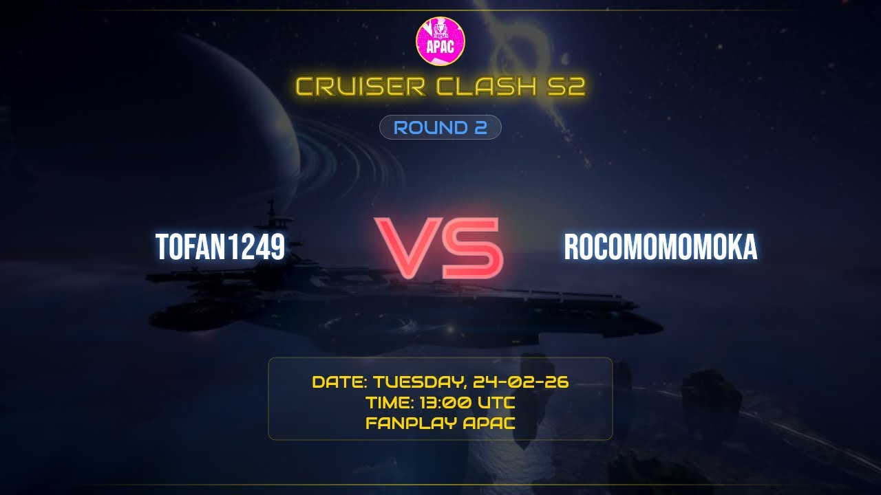 || TOFAN1249 VS ROCOMOMOMOKA || CRUISER CLASH S2 R2 MATCH 2 ||FNP APAC||