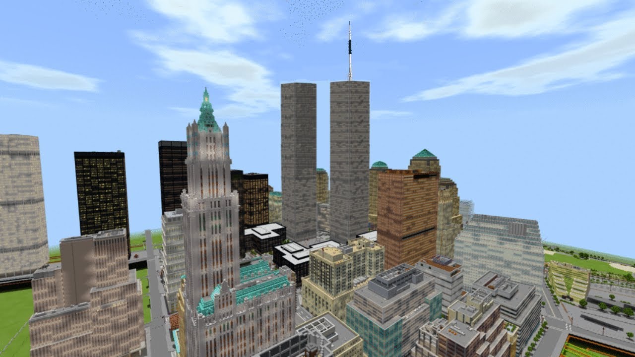 Lower Manhattan NYC 1:1 Scale (Minecraft)
