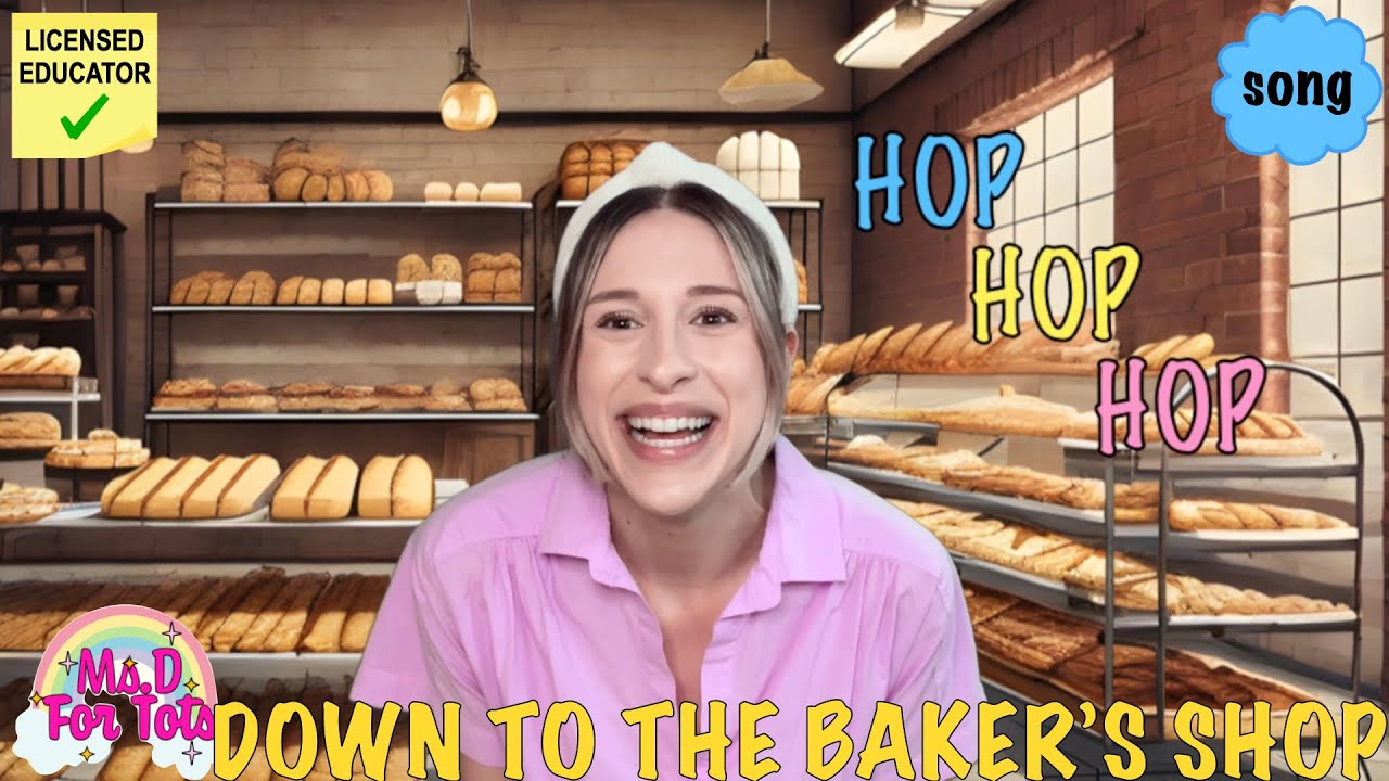 Down to the Baker's Shop | Song for Kids