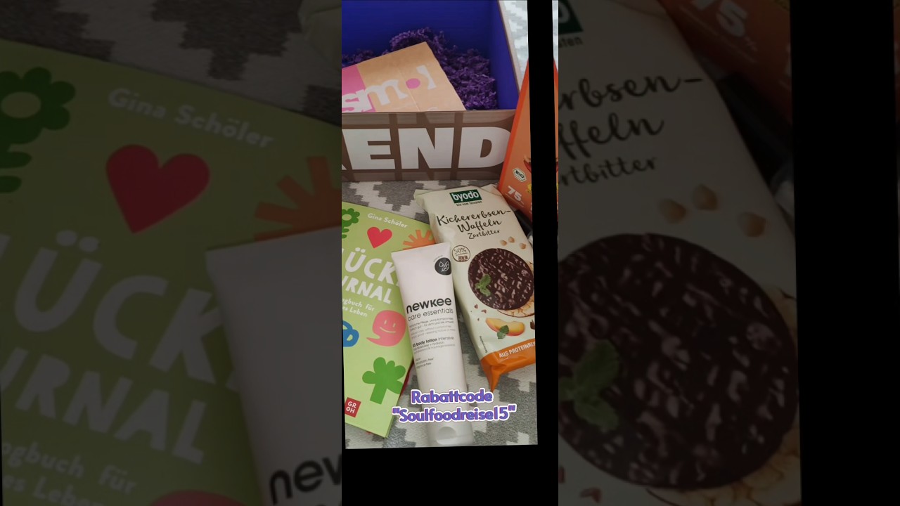 Jetzt Brandneu➡ Trendbox im Januar 2025🫶🏻 15% Rabattcode:  "SOULFOODREISE15" 💚