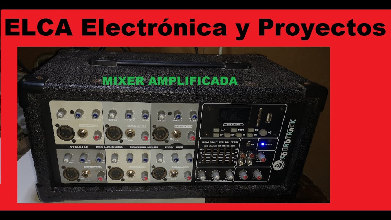 Mixer Amplificada  Soundtrack,  Sin  Sonido.
