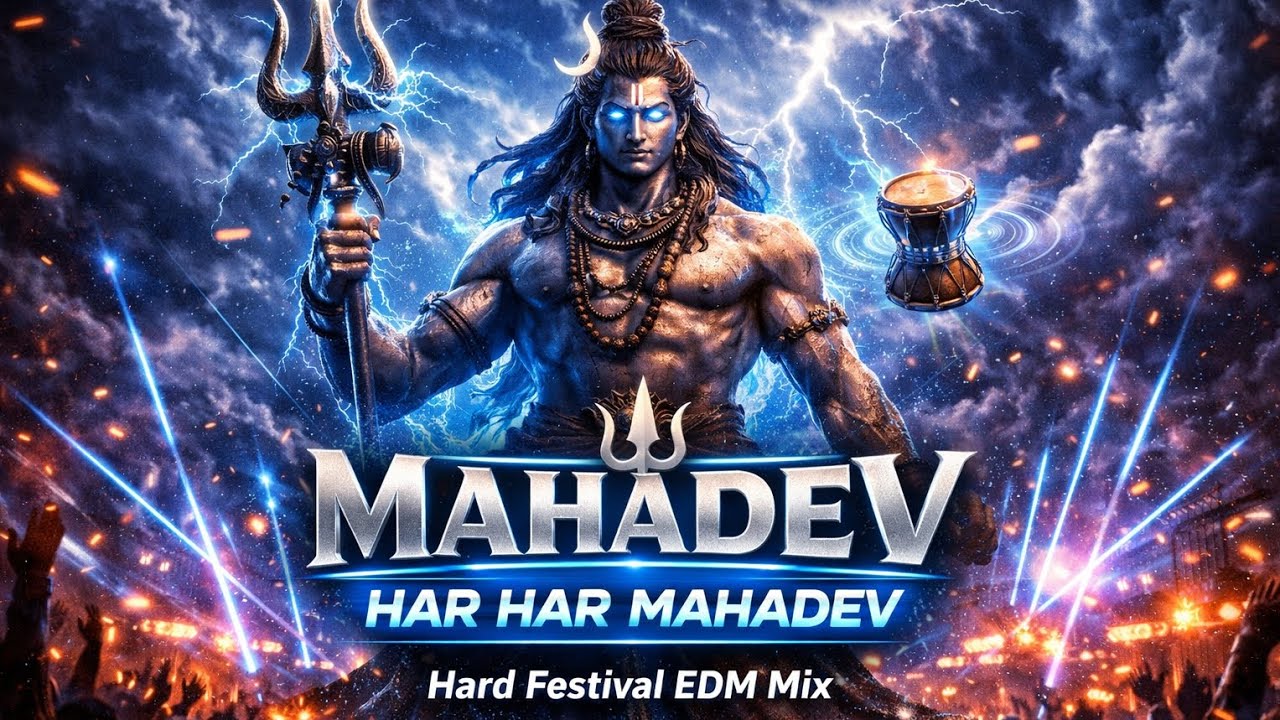 Mahadev 🔱 Har Har Mahadev | Hard Festival EDM Mix 2026 | MelodyMood🔥