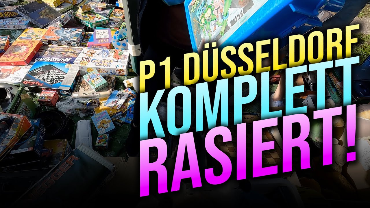 Völlig verrückt! Krasser Trödel in Düsseldorf am P1 🤩 Neues vom Flohmarkt #187