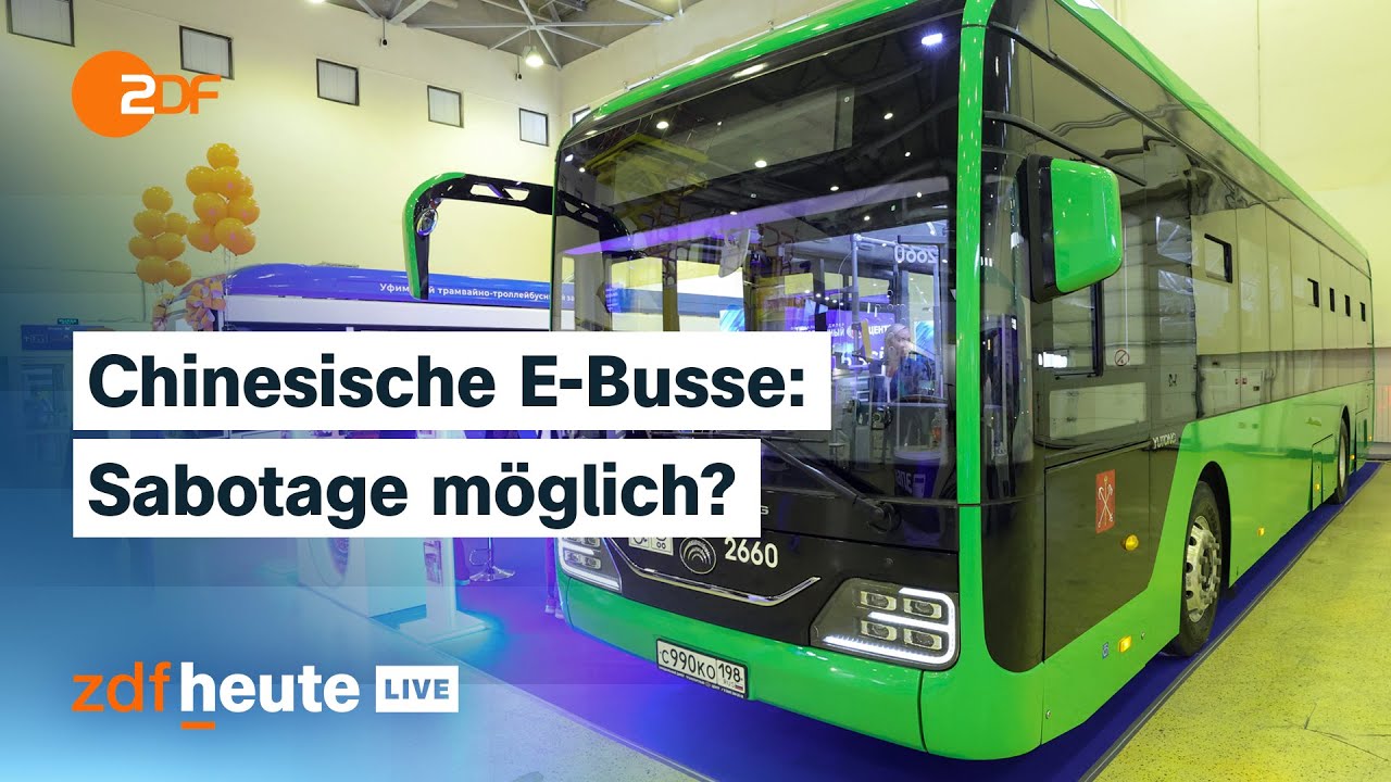 E-Mobilität: Wie groß das Sicherheitsrisiko durch Fahrzeuge aus China ist | ZDFheute live
