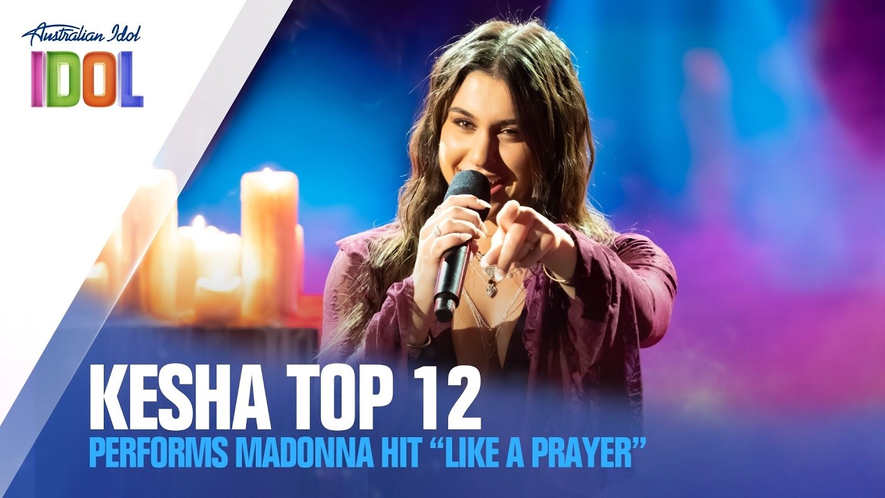 Kesha’s Powerhouse “Like A Prayer” Performance | Top 12 Movie Week | Australian Idol
