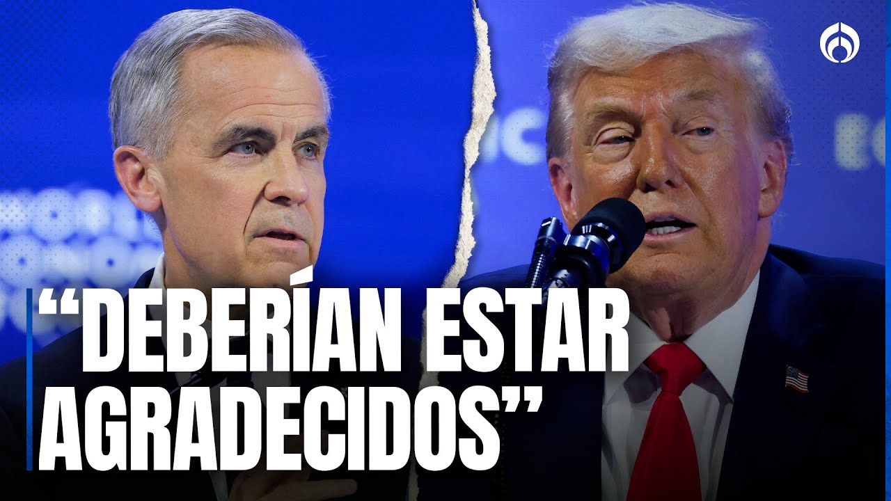 Así fue el momento en que Trump arremetió contra Canadá en Davos