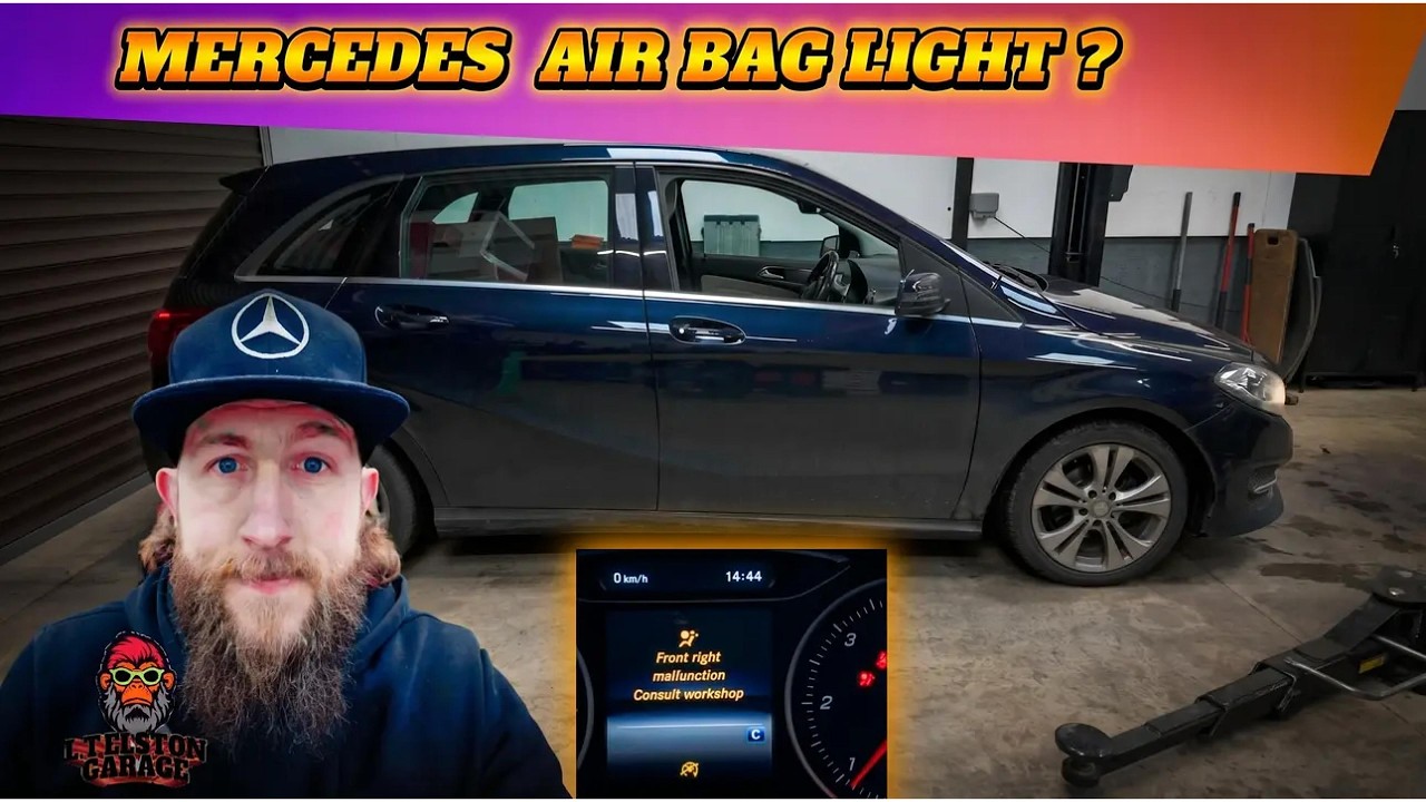 Mercedes B-Class W246 Airbag Light & Steering Buttons FIXED!