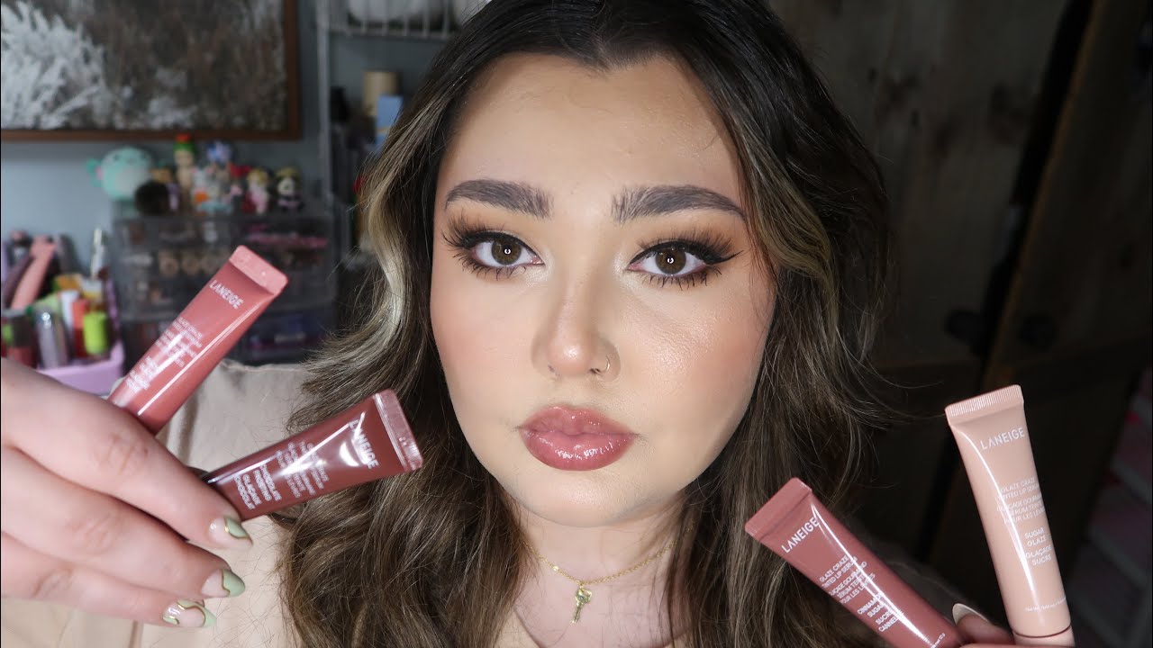 Обзор и свотчи новой тонирующей сыворотки для губ Laneige Glaze Craze 🍩