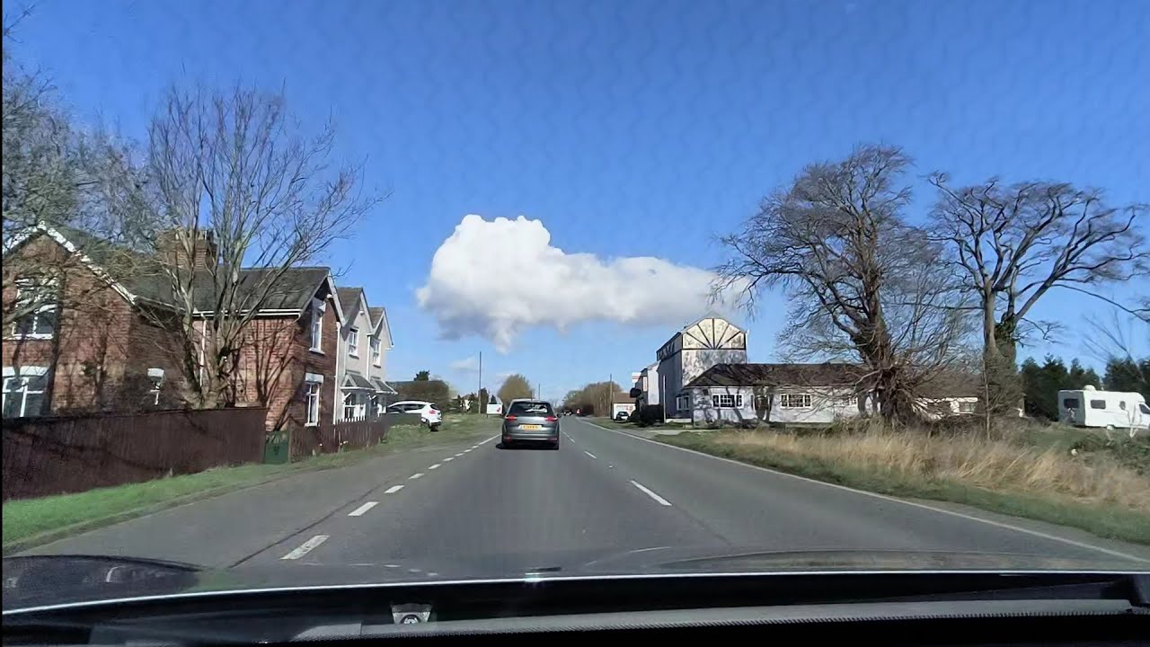 SHORT DRIVE TO IMMINGHAM #lincolnshire #uk #driving #sun