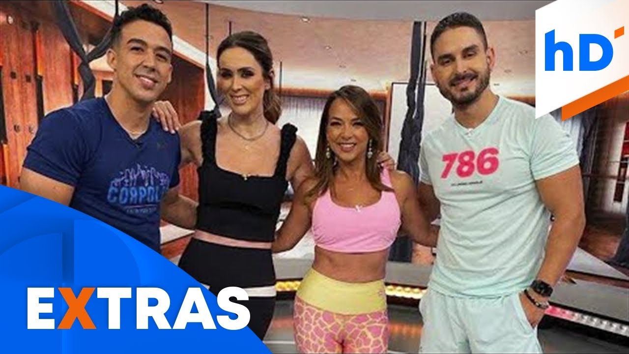 Rutina de ejercicios en pareja con Jacky Bracamontes | hoyDía | Telemundo