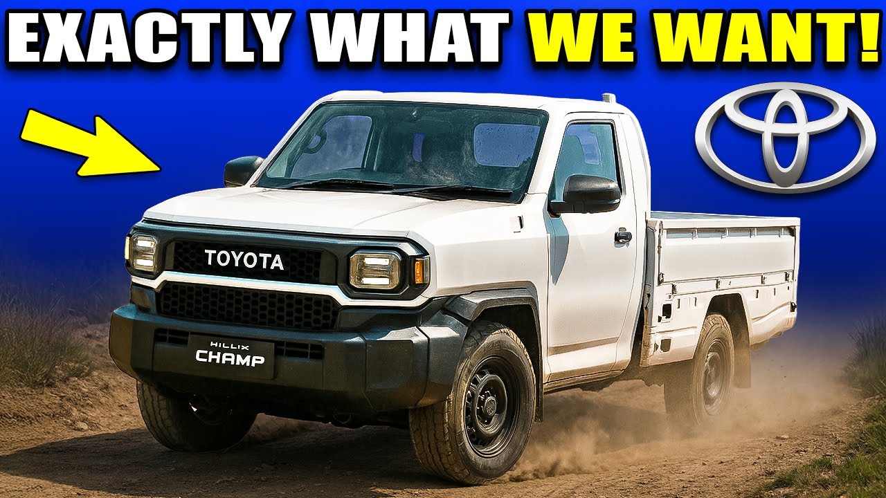 Генеральный директор Toyota выпустил совершенно новый пикап стоимостью 12 тыс. долларов и поразил...