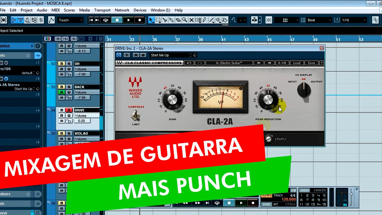 Mixagem de Guitarra - Dicas Para Conseguir Punch
