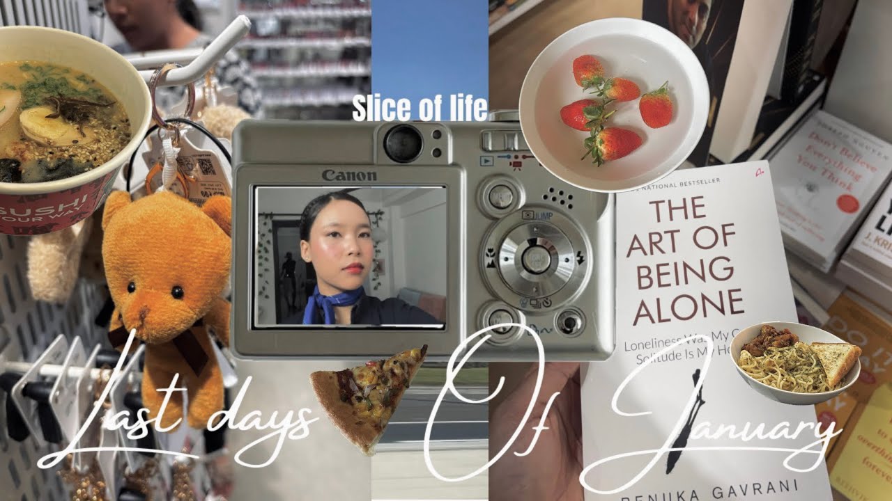 Last few days of january:new book,work,cooking and cleaning+organizing & mostly devouring food.