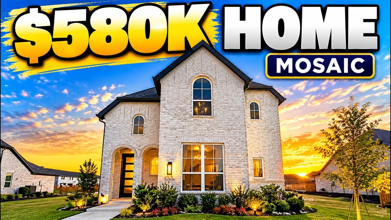 Вот что вы купите за 580 тысяч долларов в Mosaic | Highland Homes | Belmont Plan | Селина, Техас